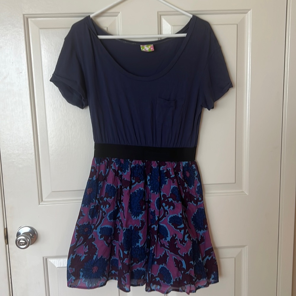 T shirt/ floral dress by Free People